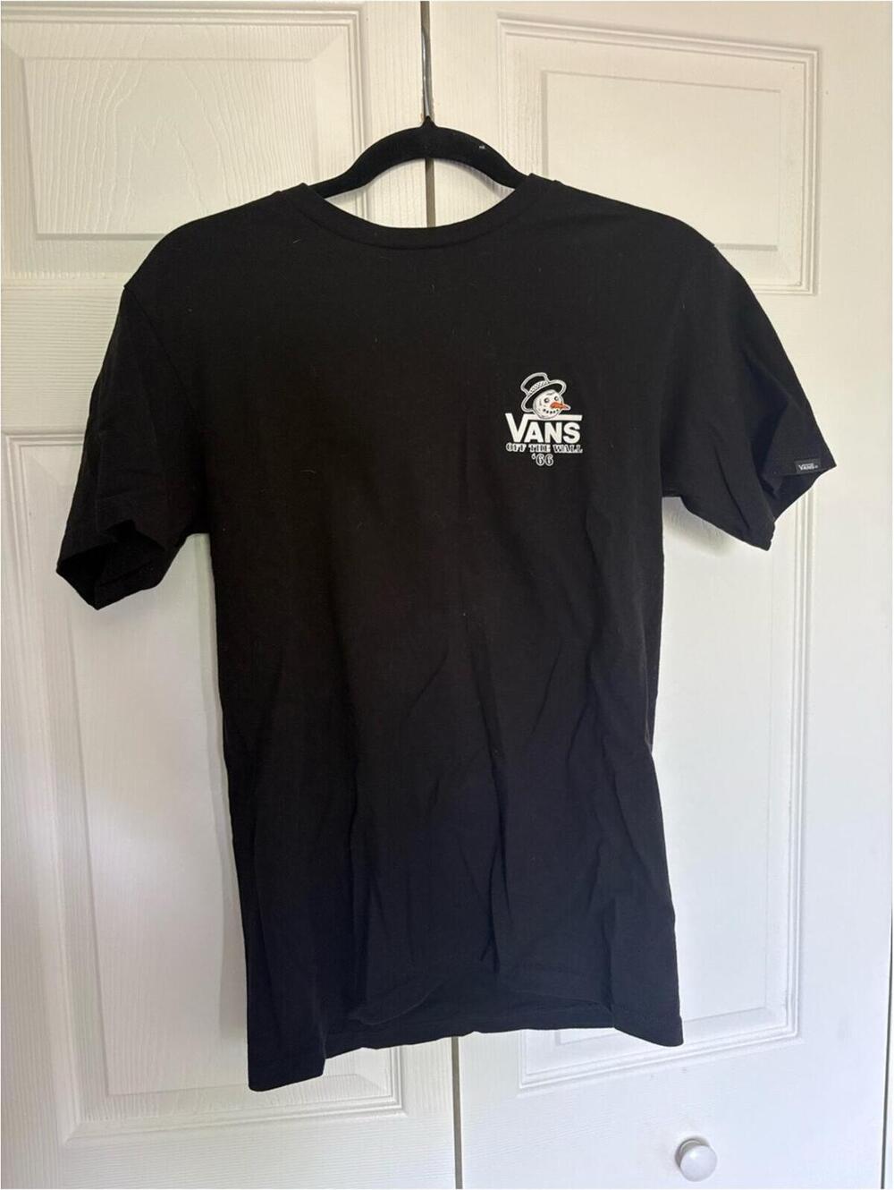 Vans Off The Wall Black Graphic T-Shirt